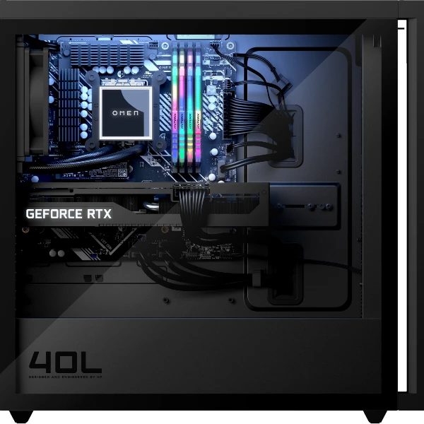HP Omen 40L GT21 Gaming Desktop Rear View