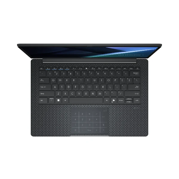 Asus Expertbook B1403CVA keyboard and touchpad with fingerprint reader