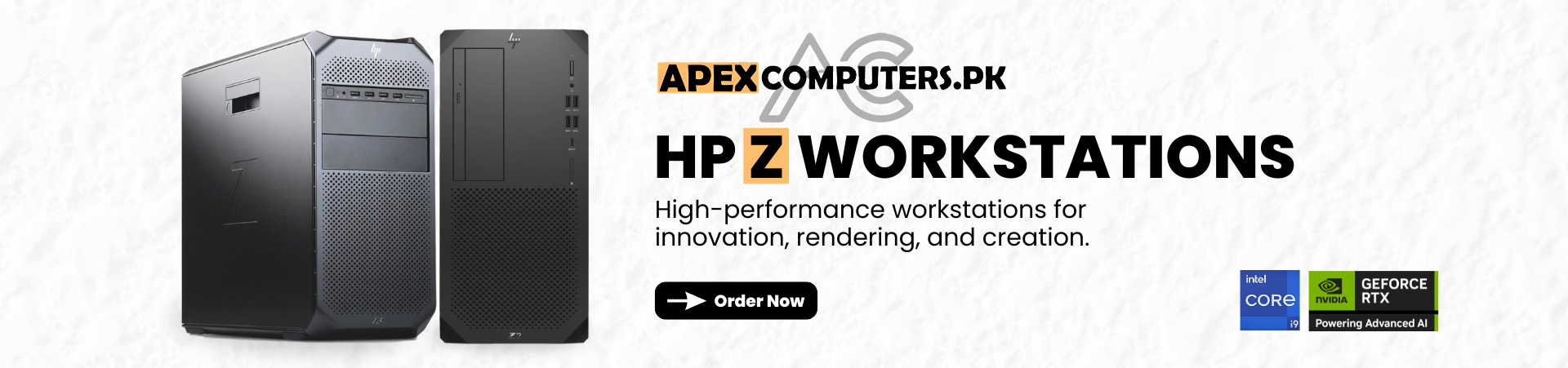 High-performance workstations for innovation, rendering, and creation.